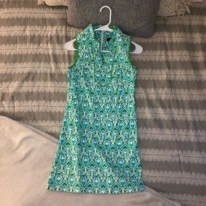 Kensie blue and green detailed mini dress